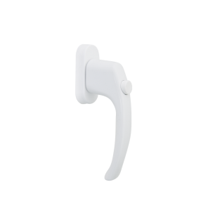 Fenstergriff mit Knopf (Weiß)